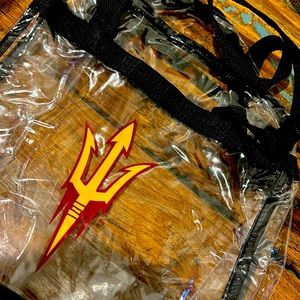 NWT ASU Fork-U Clear Tote